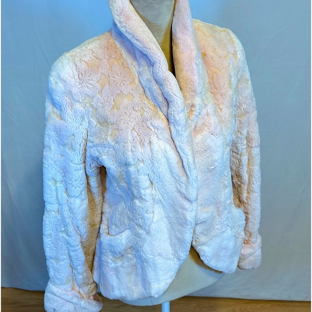 Pink Real Fur Jacket Women’s Fur Size XS